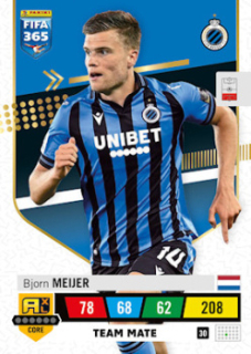 Bjorn Meijer Club Brugge 2023 FIFA 365 Team Mate #30